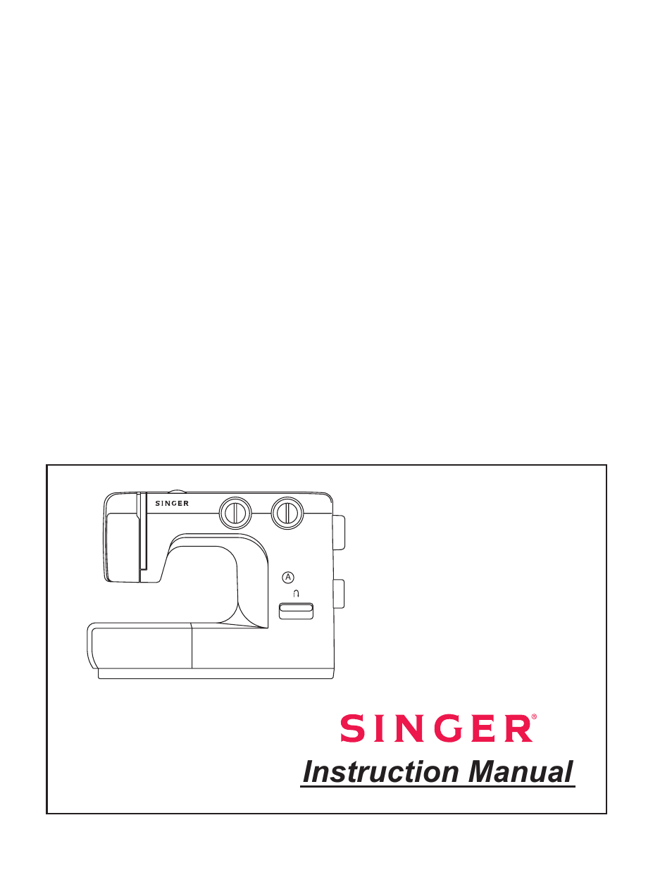 SINGER 1120 User Manual | 38 pages