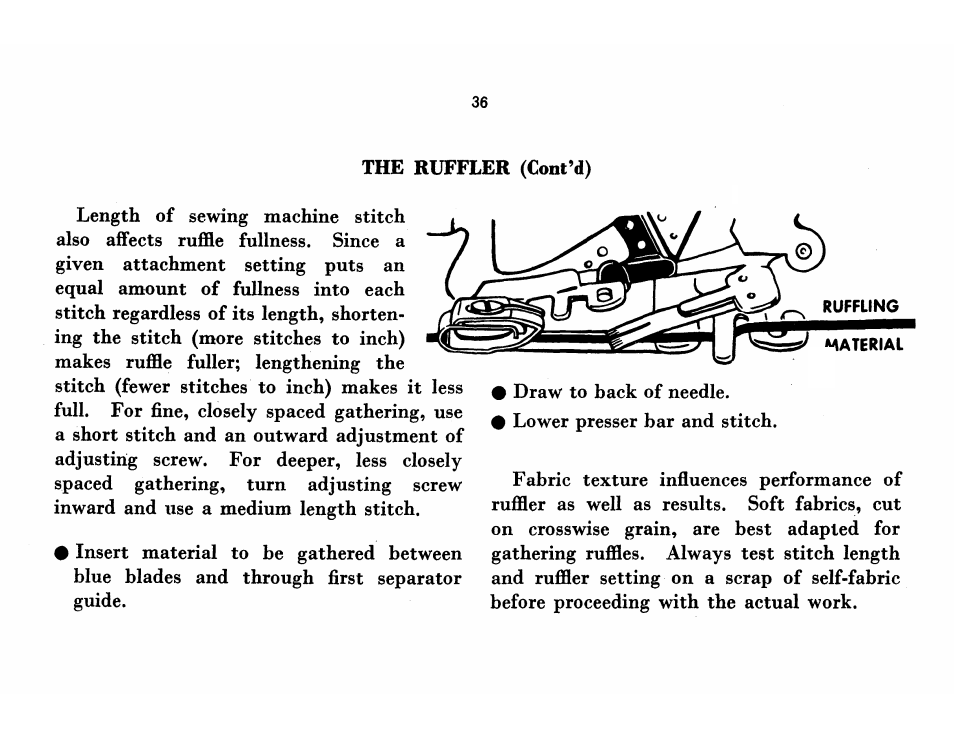 SINGER 115 User Manual | Page 38 / 56
