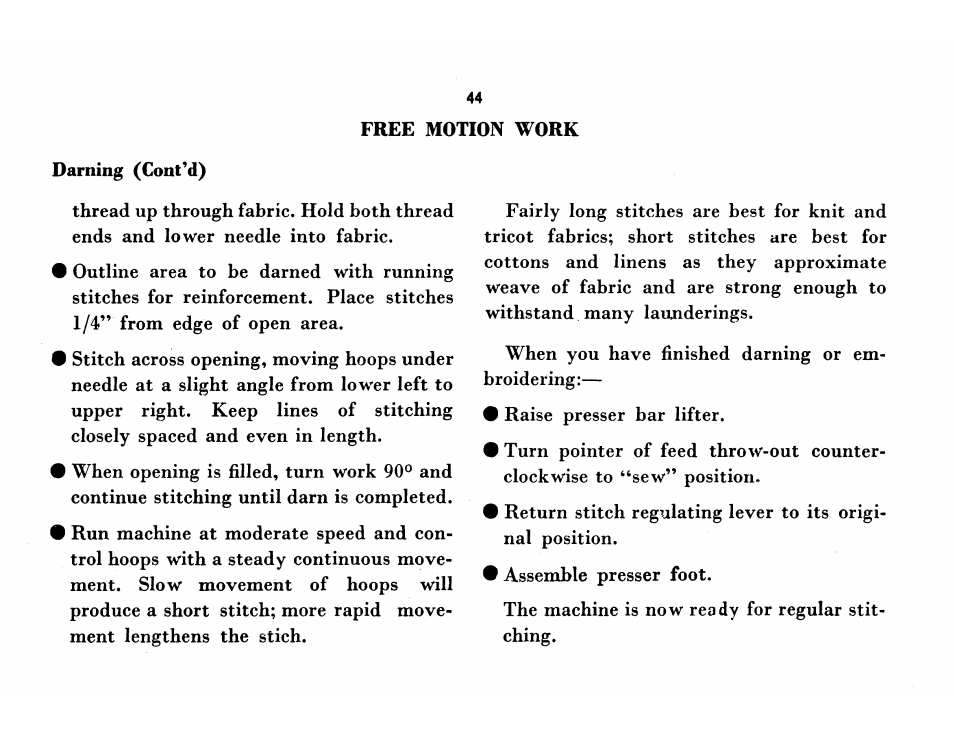 SINGER 115 User Manual | Page 46 / 56