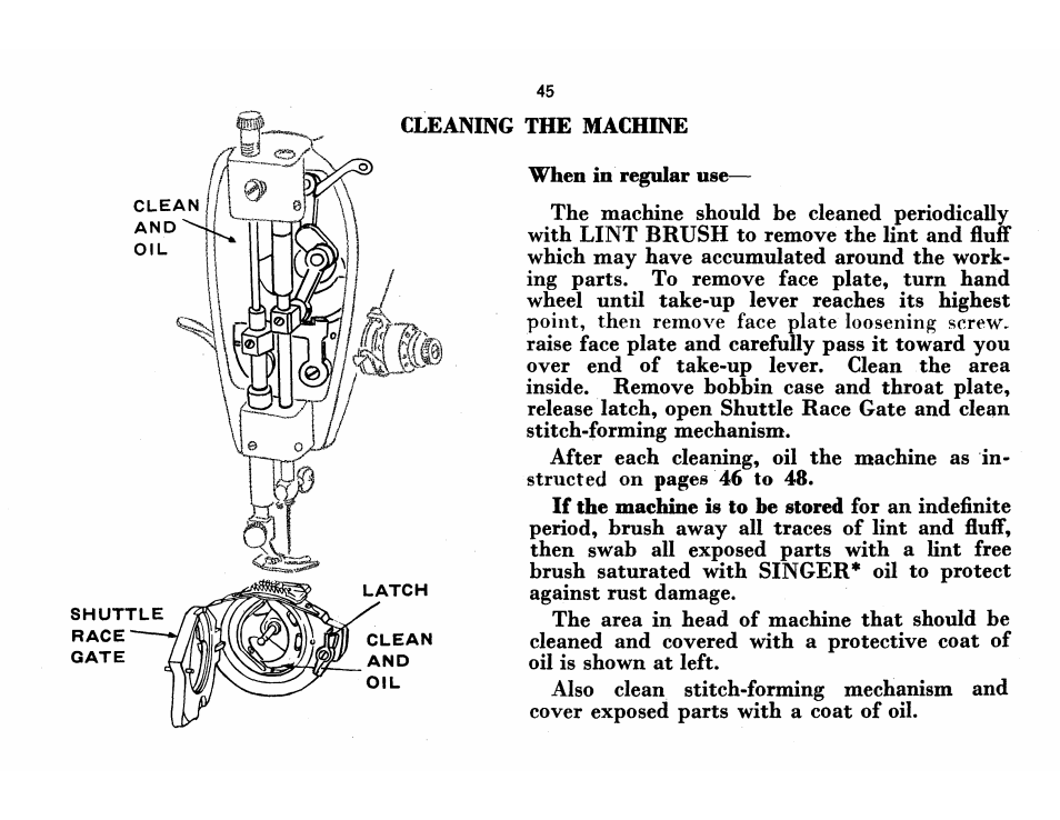 SINGER 115 User Manual | Page 47 / 56