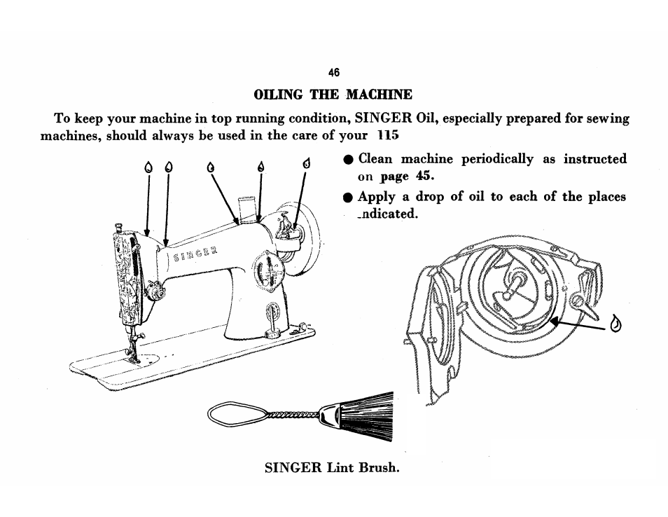 SINGER 115 User Manual | Page 48 / 56
