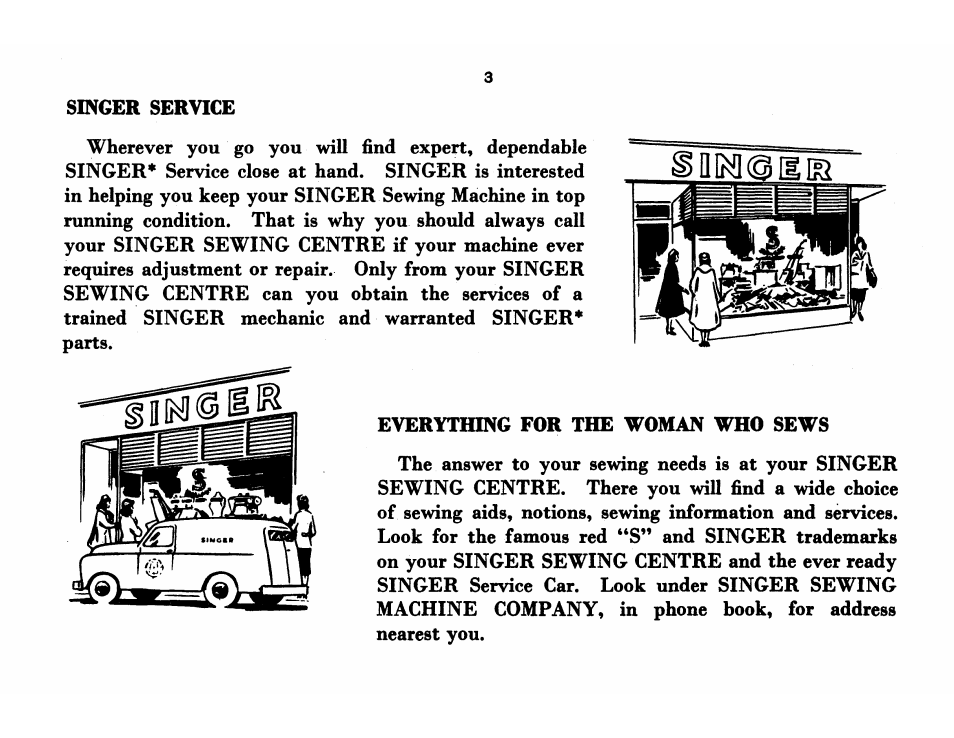SINGER 115 User Manual | Page 5 / 56