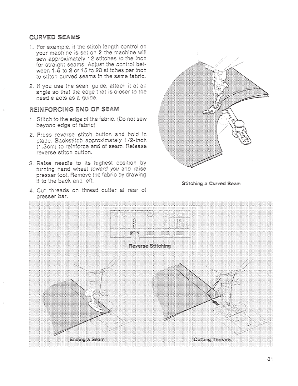SINGER 1200 Athena User Manual | Page 33 / 90