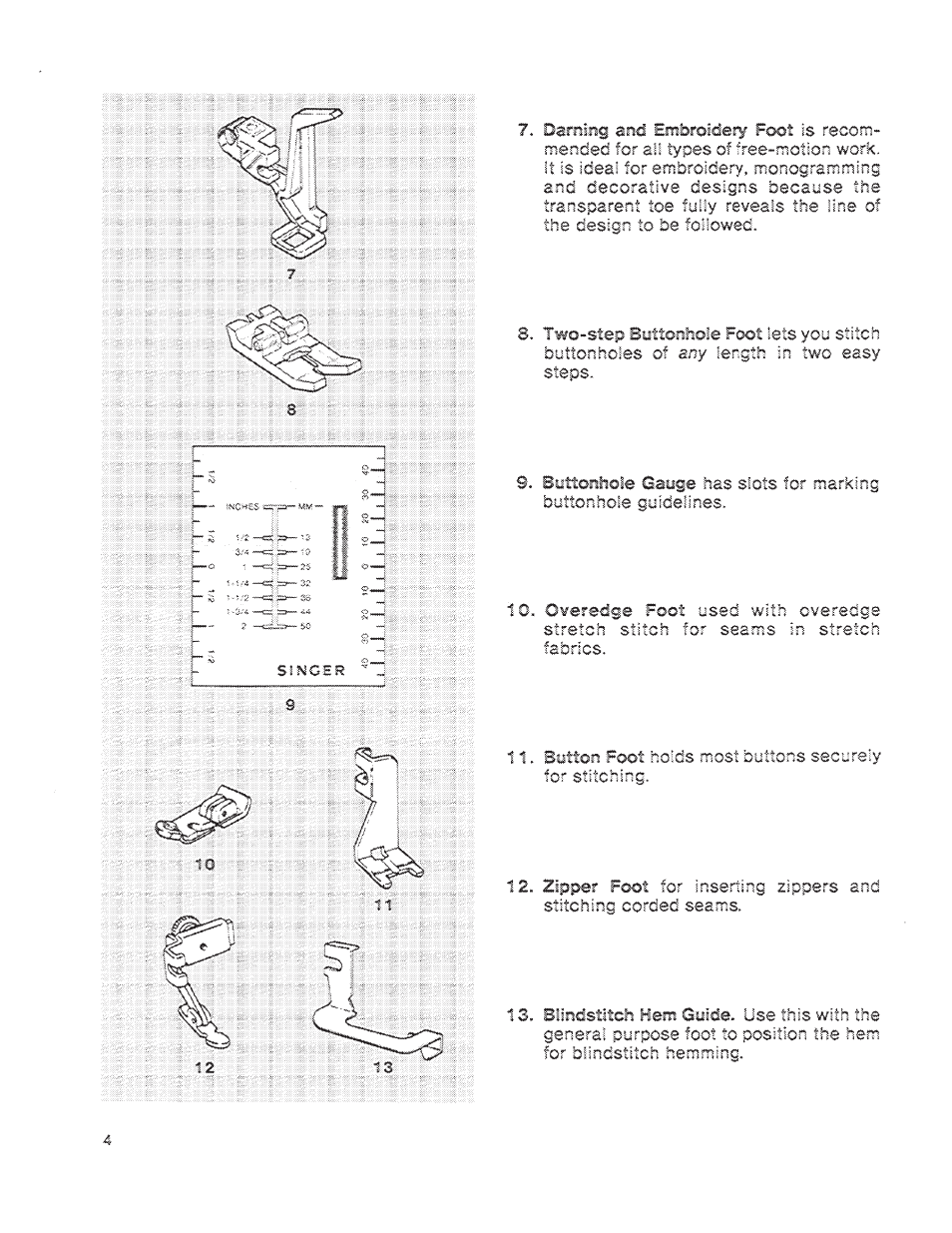 SINGER 1200 Athena User Manual | Page 6 / 90
