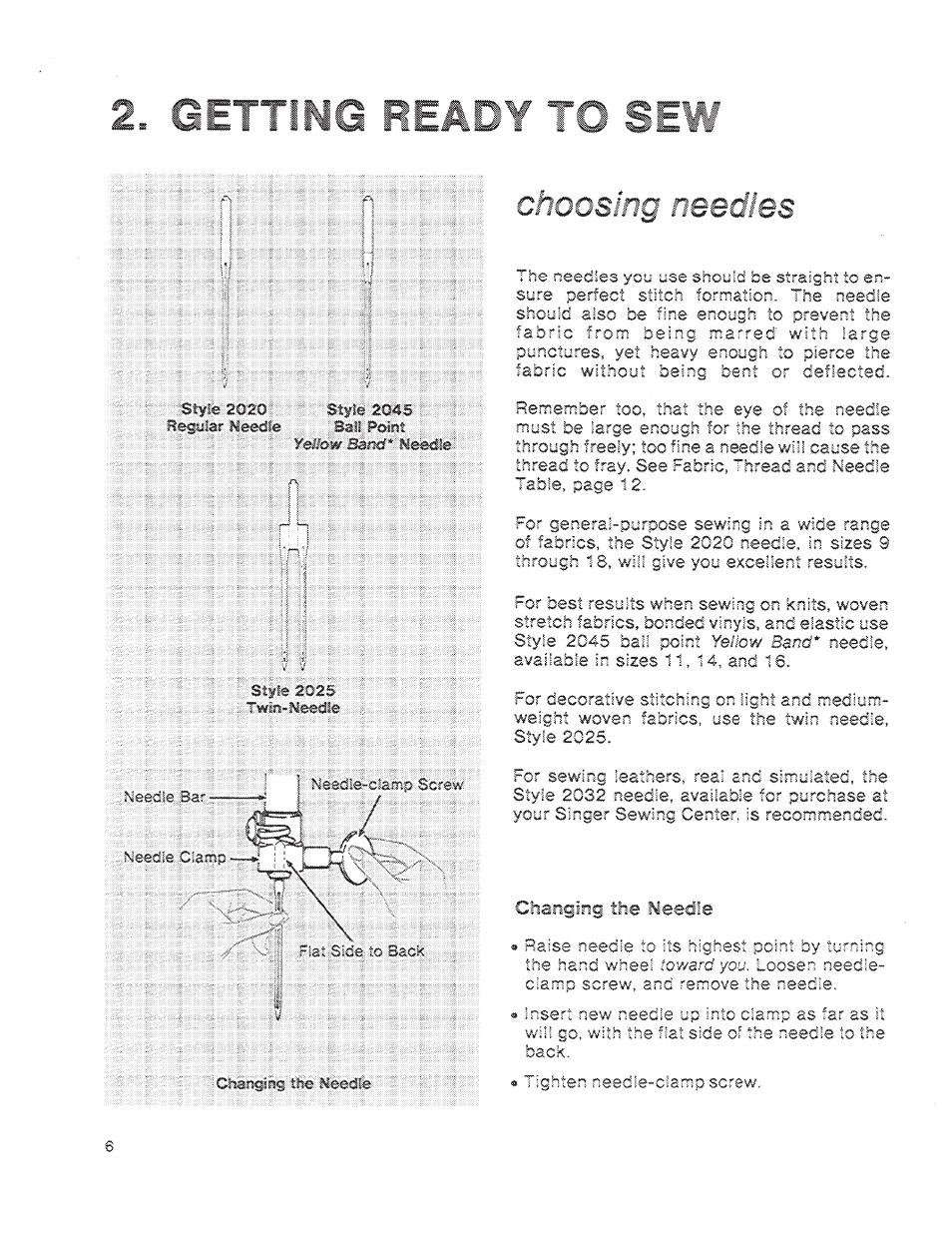 Etting ready to s, Getting ready to sew, Jl i | SINGER 1200 Athena User Manual | Page 8 / 90
