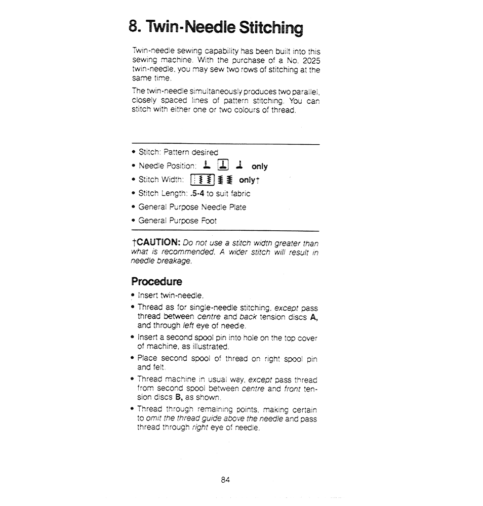 SINGER 1280 User Manual | Page 85 / 89