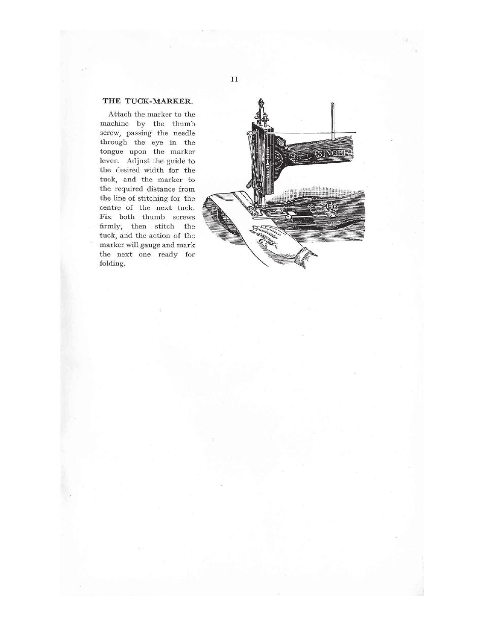 SINGER 12K Family User Manual | Page 11 / 12