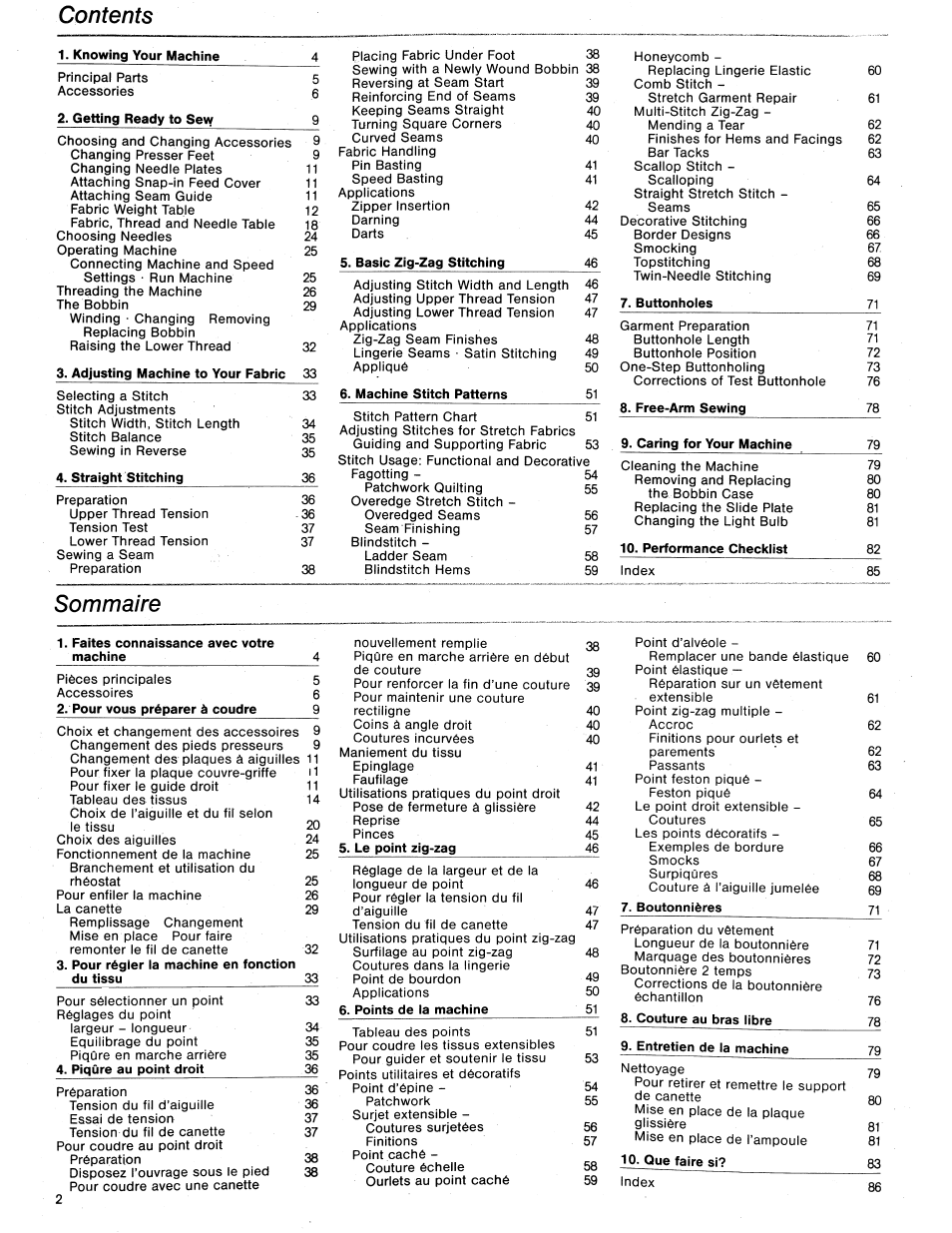 SINGER 1425 User Manual | Page 3 / 90