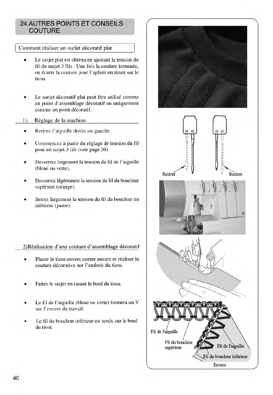 Autres points et conseils couture | SINGER 14ET754 User Manual | Page 146 / 158