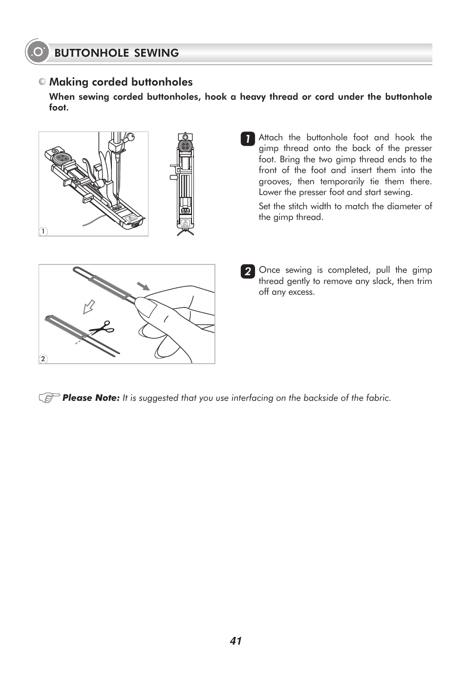 SINGER 9100 User Manual | Page 46 / 84