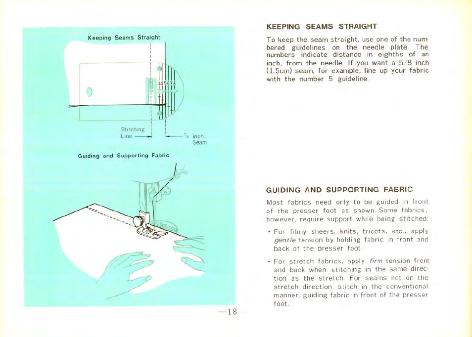 SINGER 9100 User Manual | Page 20 / 48