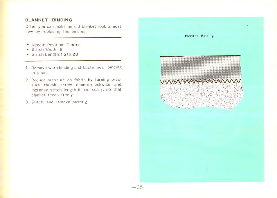 SINGER 9100 User Manual | Page 37 / 48