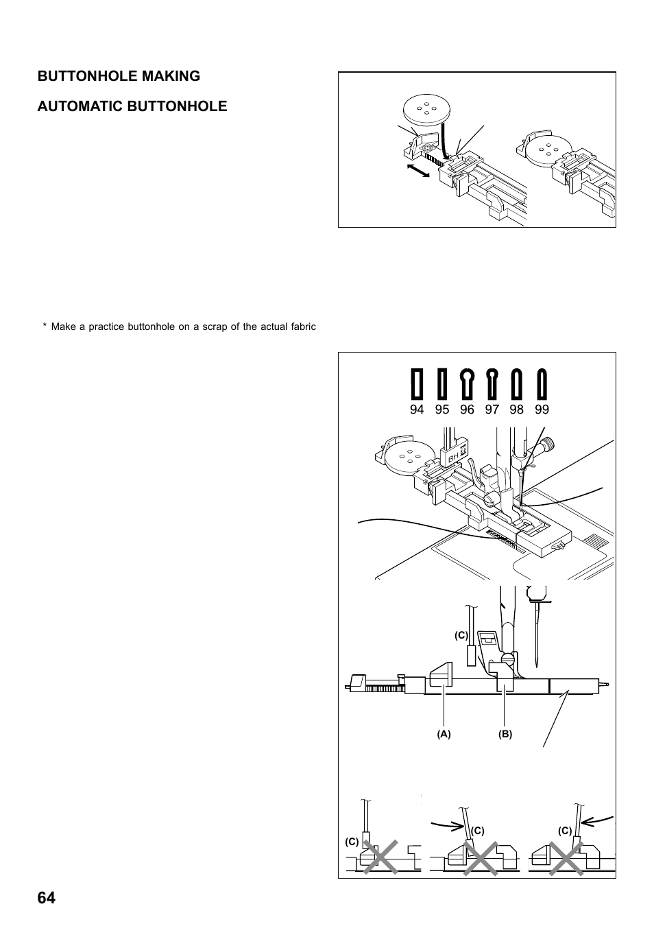 7285q 86_2012.7.5pdf_64, Procedure | SINGER 7285Q PATCHWORK Instruction Manual User Manual | Page 66 / 84
