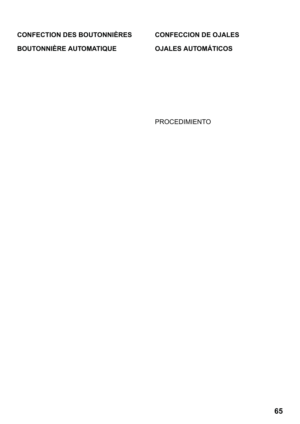 7285q 86_2012.7.5pdf_65, Procédure | SINGER 7285Q PATCHWORK Instruction Manual User Manual | Page 67 / 84