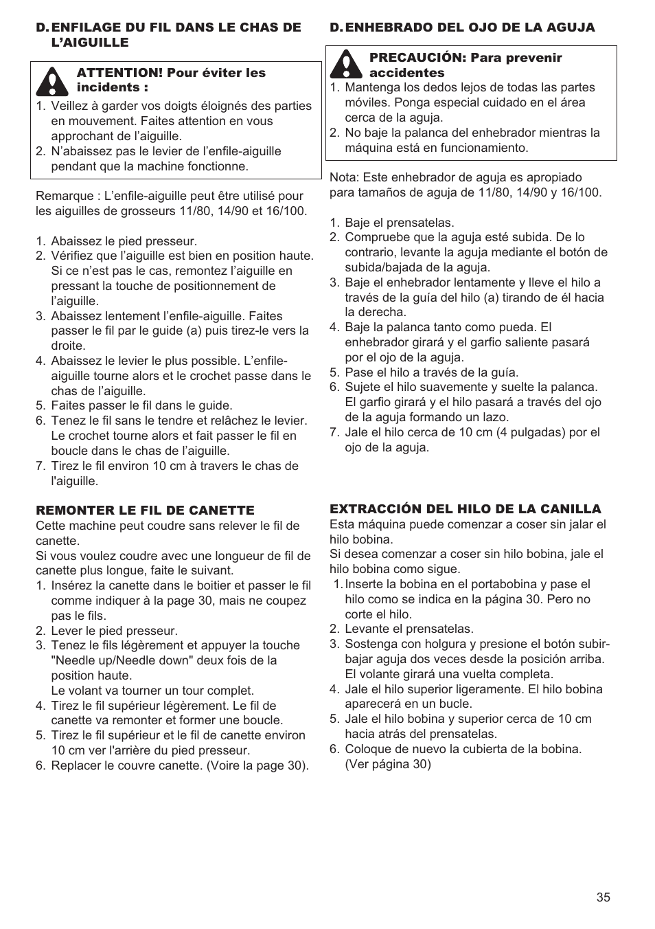 SINGER 9980 QUANTUM STYLIST User Manual | Page 35 / 108