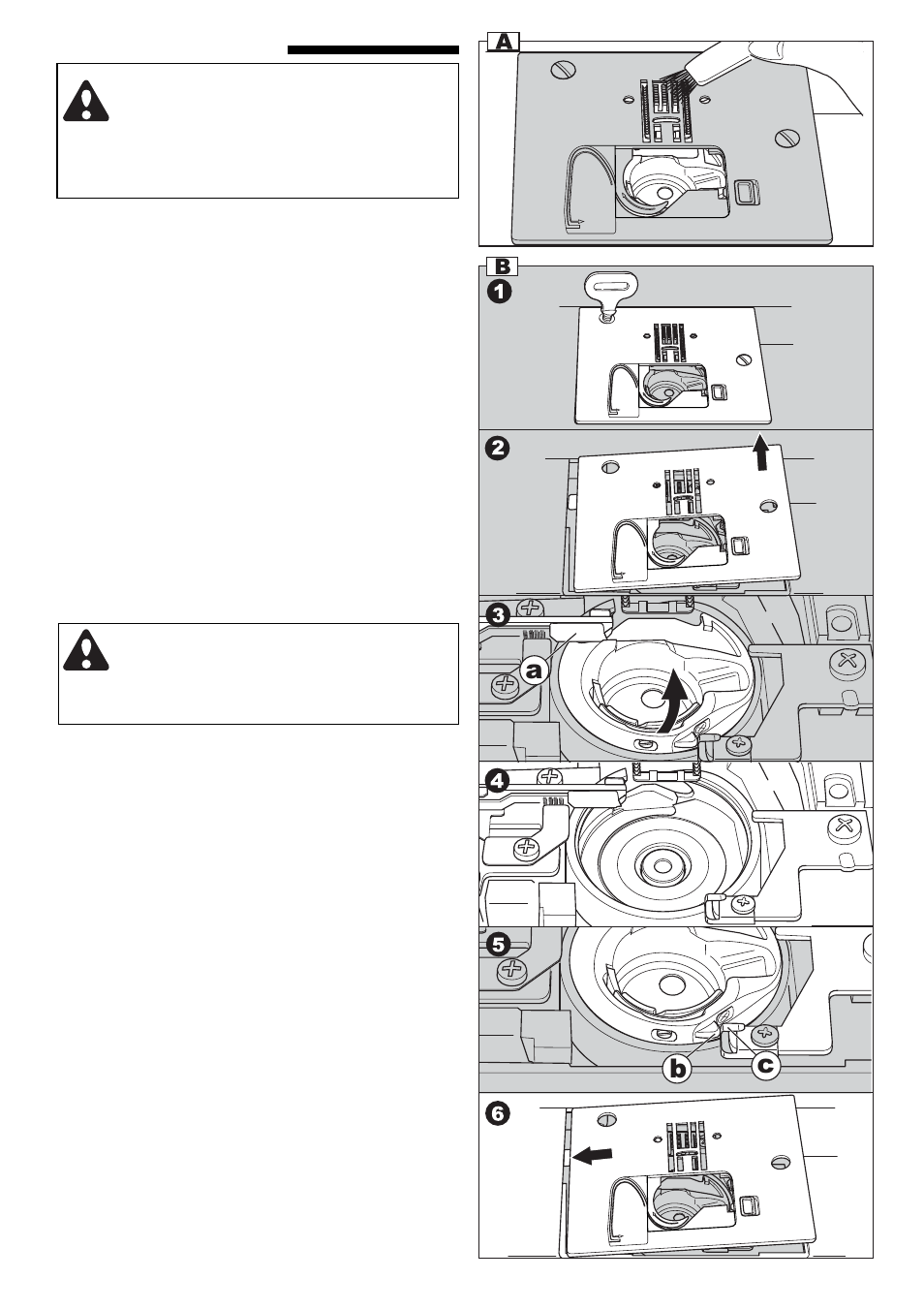 Bc a maintenance | SINGER 9985 QUANTUM STYLIST TOUCH User Manual | Page 100 / 108