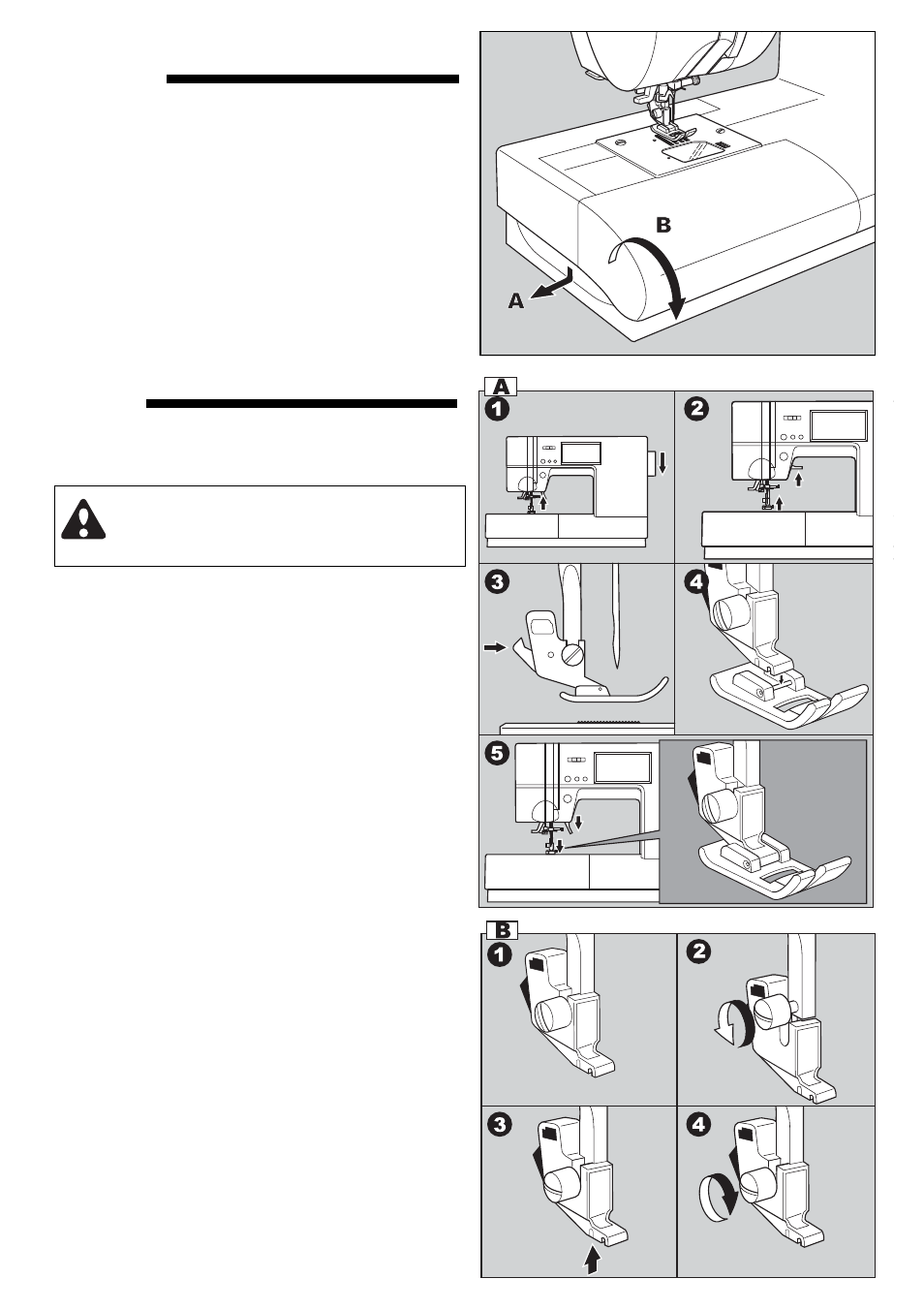 Removable extension table, Changing the presser foot | SINGER 9985 QUANTUM STYLIST TOUCH User Manual | Page 14 / 108