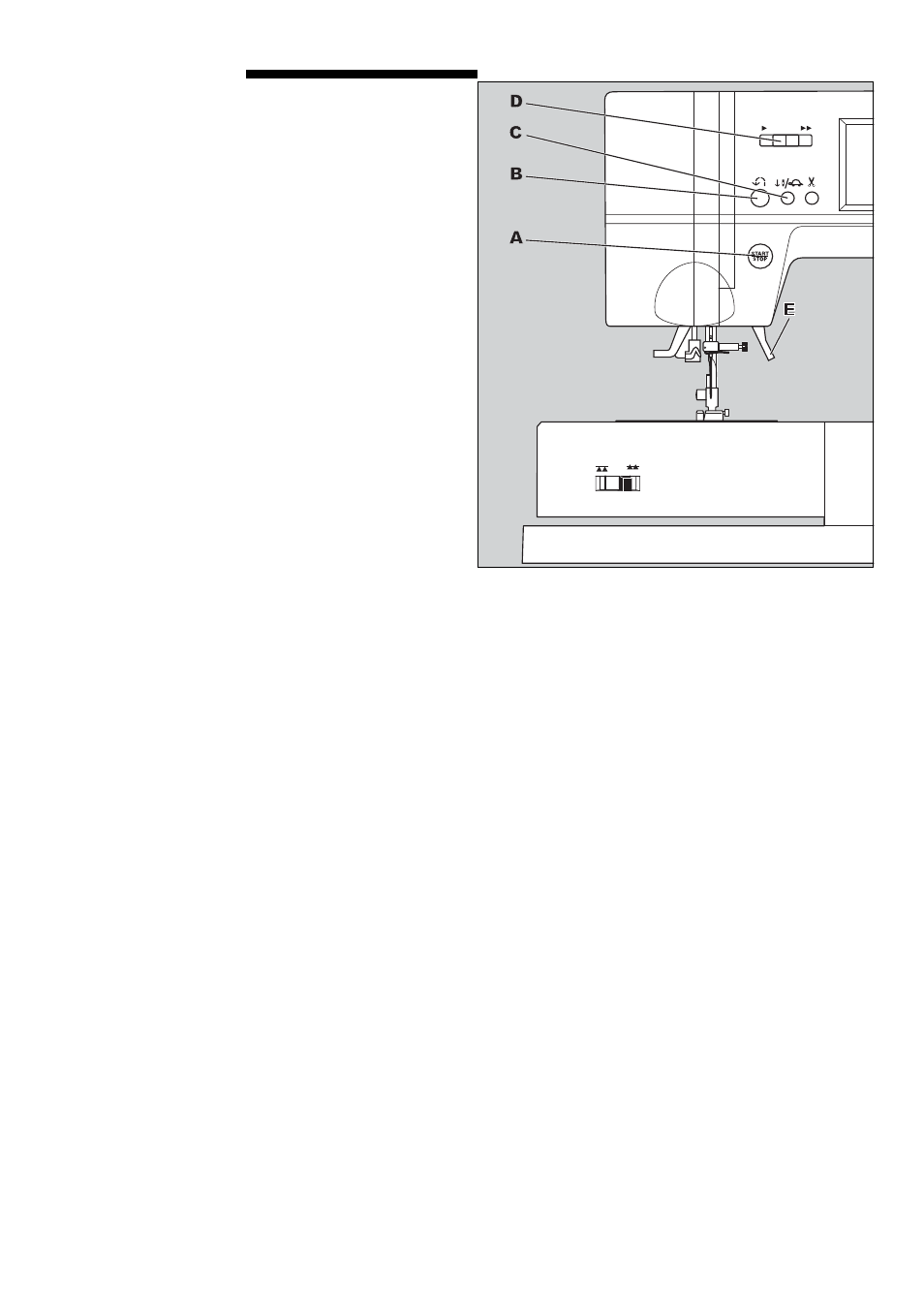 Machine control functions | SINGER 9985 QUANTUM STYLIST TOUCH User Manual | Page 20 / 108