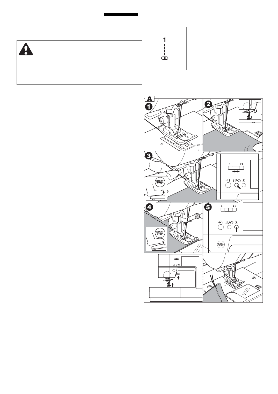 Starting to sew | SINGER 9985 QUANTUM STYLIST TOUCH User Manual | Page 44 / 108