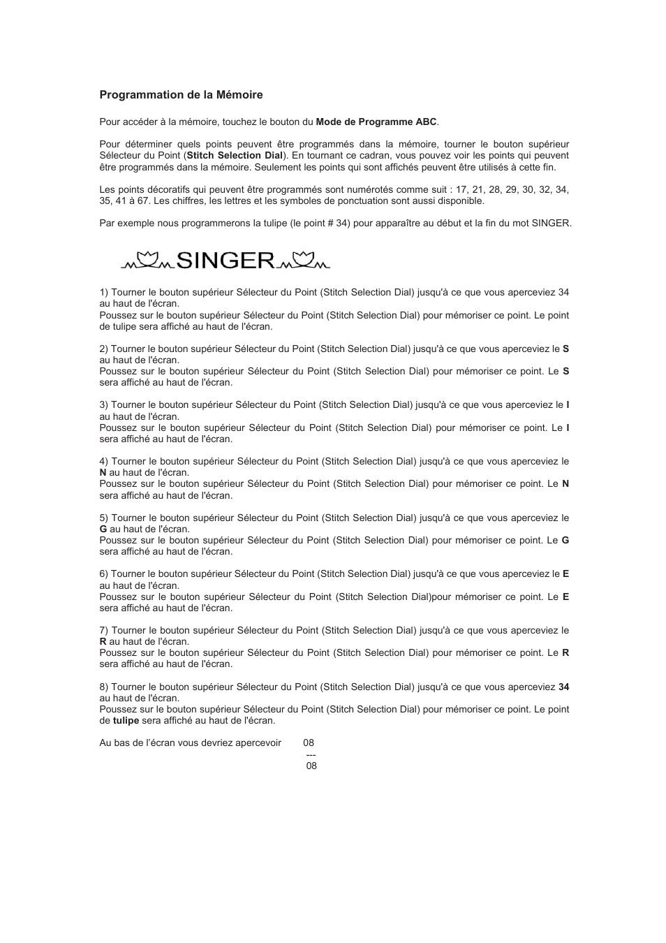 SINGER 8500Q MODERN QUILTER Instruction Manual User Manual | Page 88 / 92