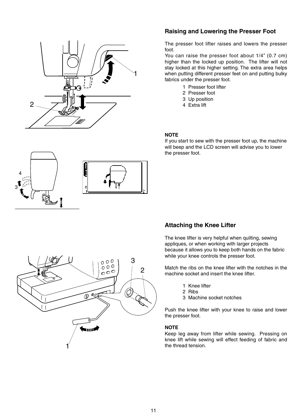 SINGER S18 STUDIO Instruction Manual User Manual | Page 11 / 75