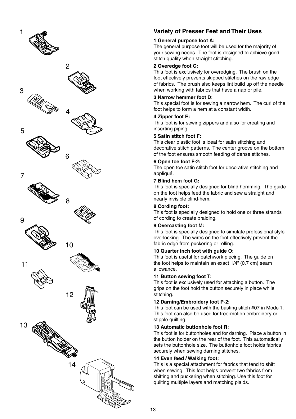 SINGER S18 STUDIO Instruction Manual User Manual | Page 13 / 75