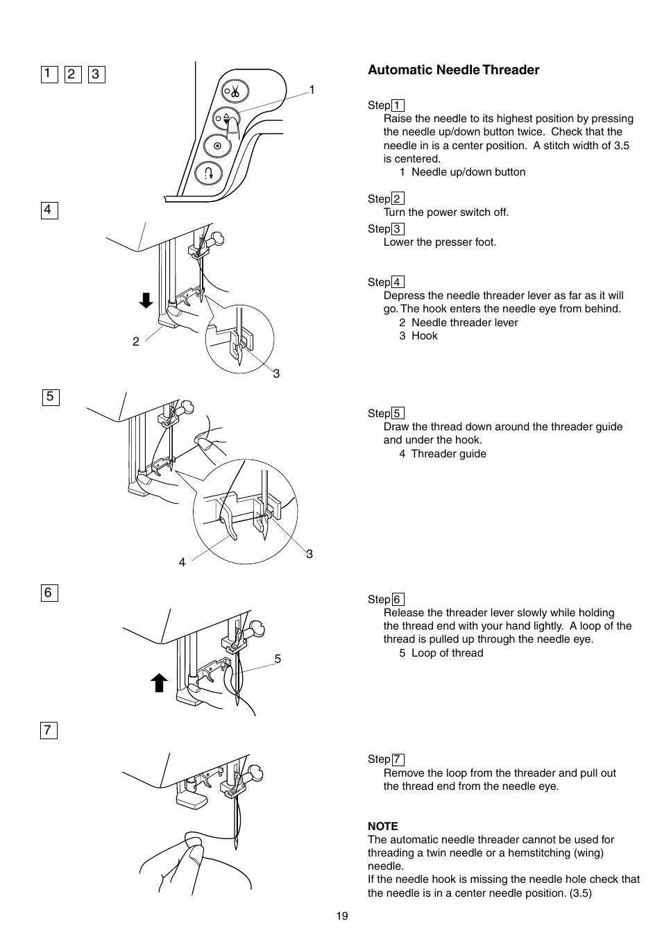 SINGER S18 STUDIO Instruction Manual User Manual | Page 19 / 75