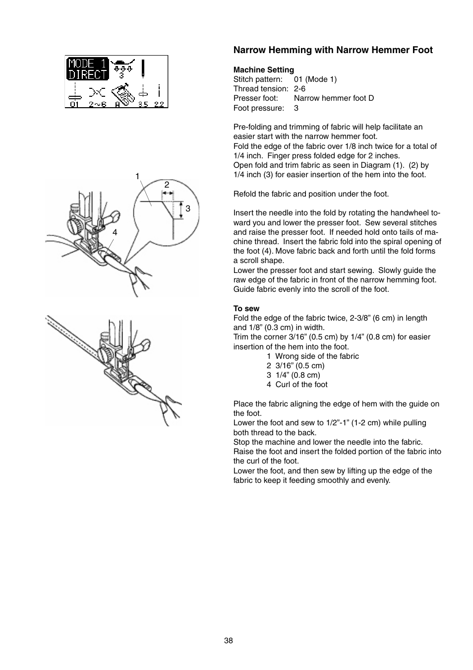 SINGER S18 STUDIO Instruction Manual User Manual | Page 38 / 75
