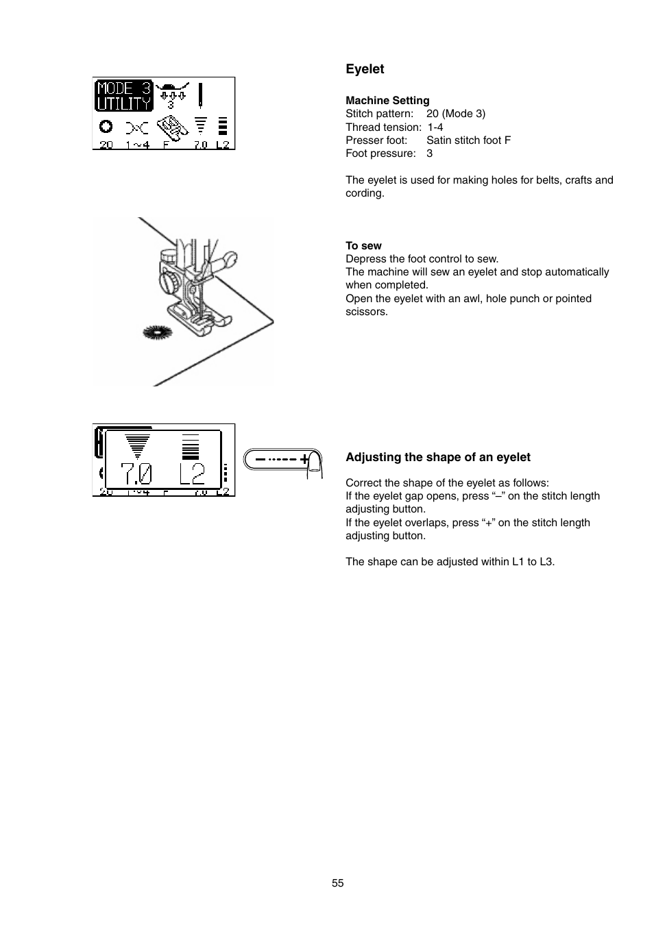 SINGER S18 STUDIO Instruction Manual User Manual | Page 55 / 75