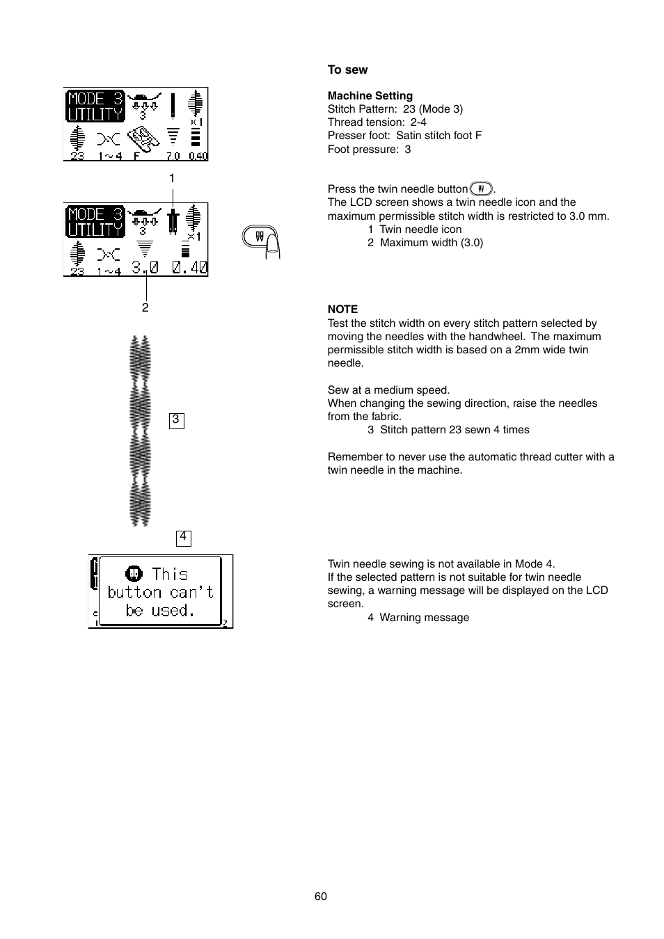SINGER S18 STUDIO Instruction Manual User Manual | Page 60 / 75