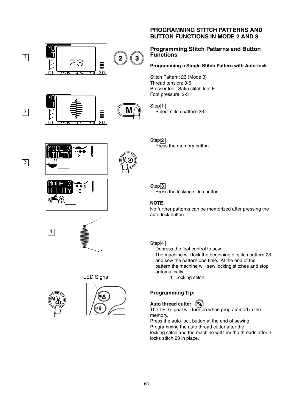 SINGER S18 STUDIO Instruction Manual User Manual | Page 61 / 75