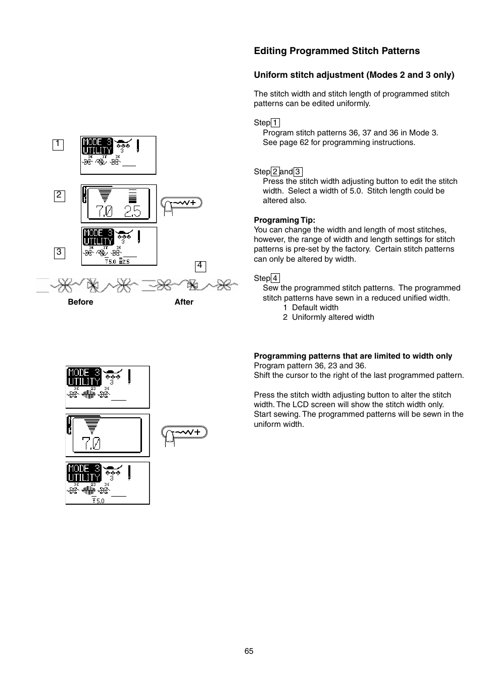 SINGER S18 STUDIO Instruction Manual User Manual | Page 65 / 75