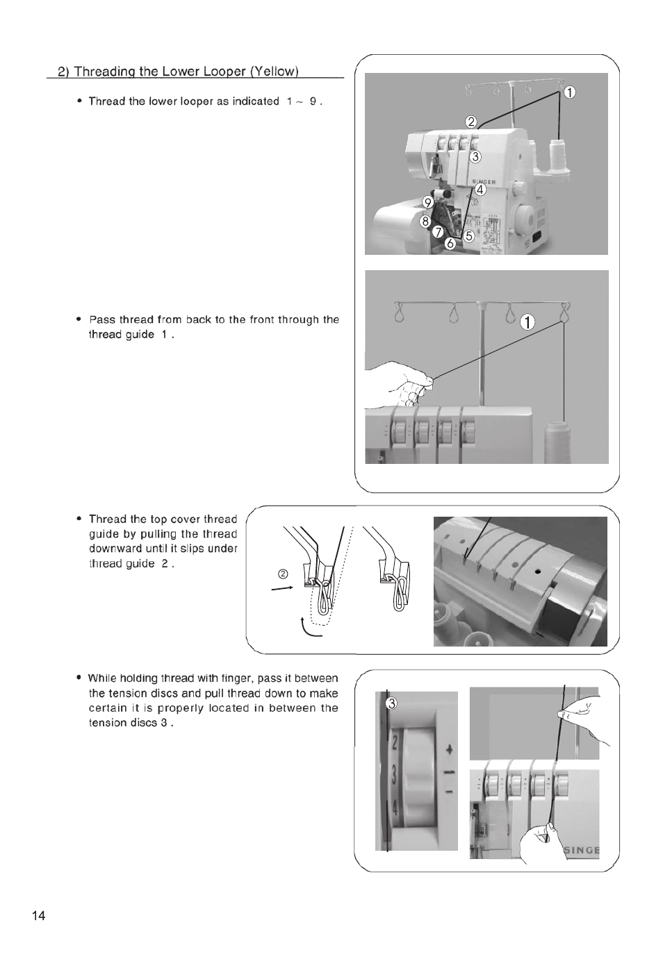 Т³гж 1 | SINGER 14SH764 Stylist Serger User Manual | Page 16 / 156