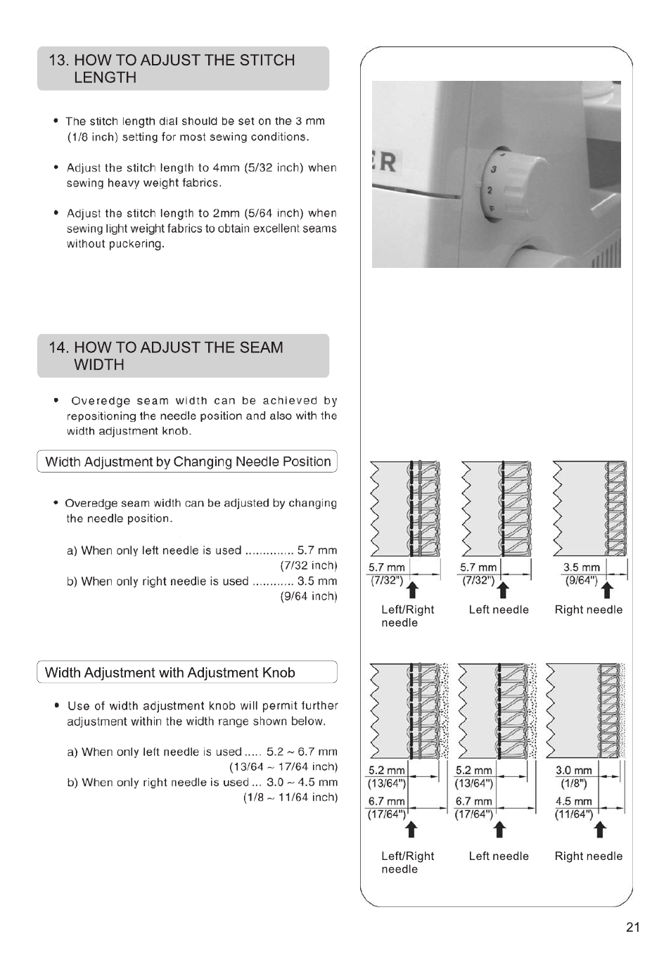 Т³гж 1 | SINGER 14SH764 Stylist Serger User Manual | Page 23 / 156