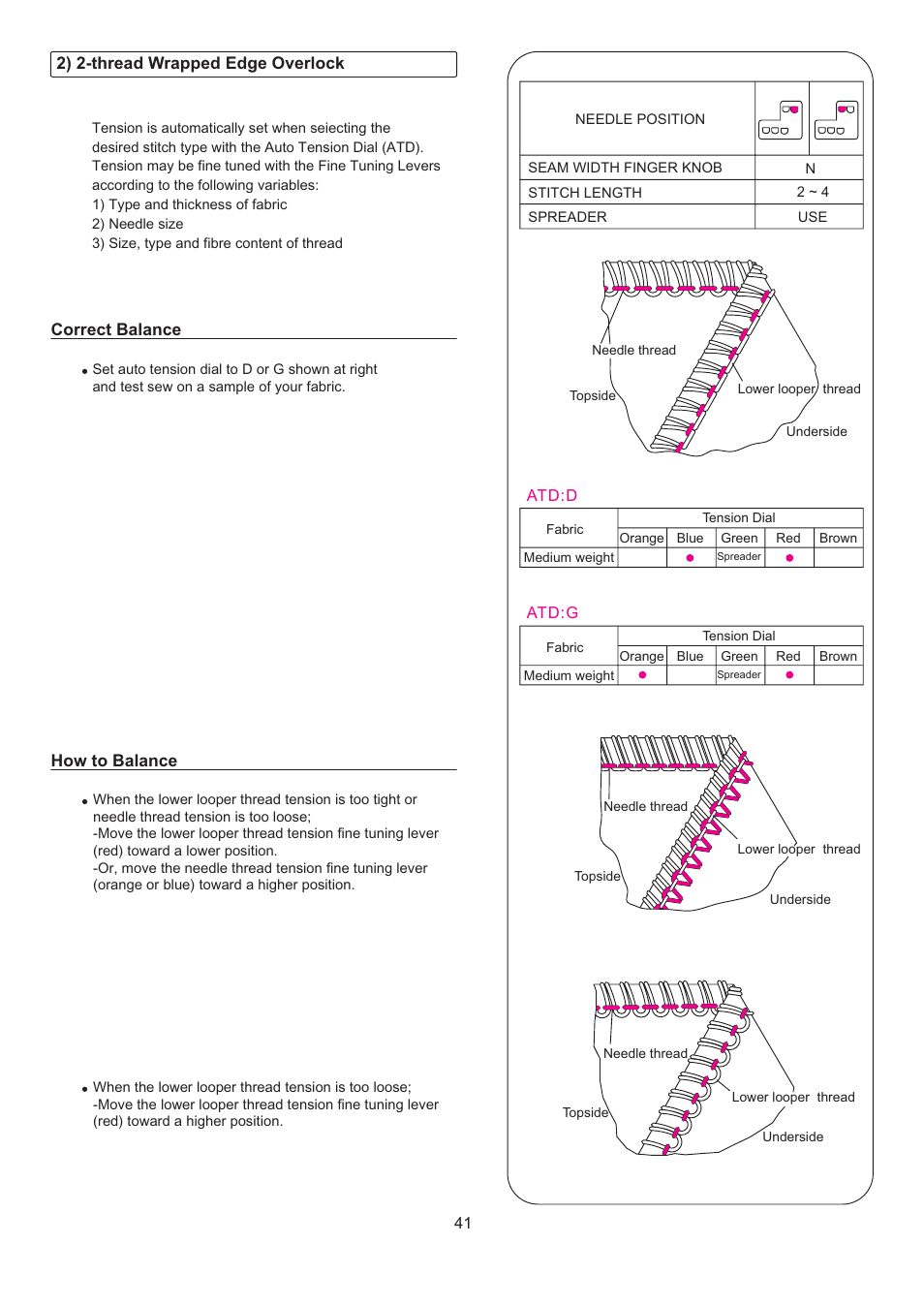 SINGER 14T967DC QUANTUMLOCK User Manual | Page 42 / 72