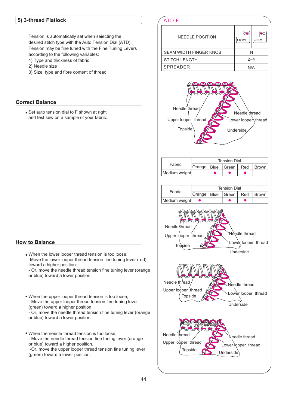 SINGER 14T967DC QUANTUMLOCK User Manual | Page 45 / 72