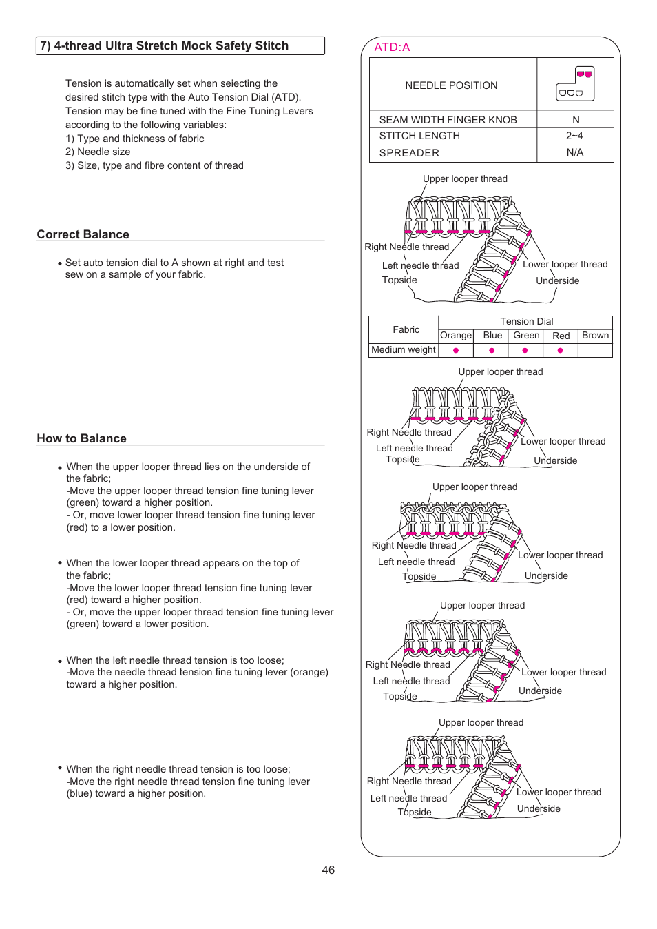 SINGER 14T967DC QUANTUMLOCK User Manual | Page 47 / 72