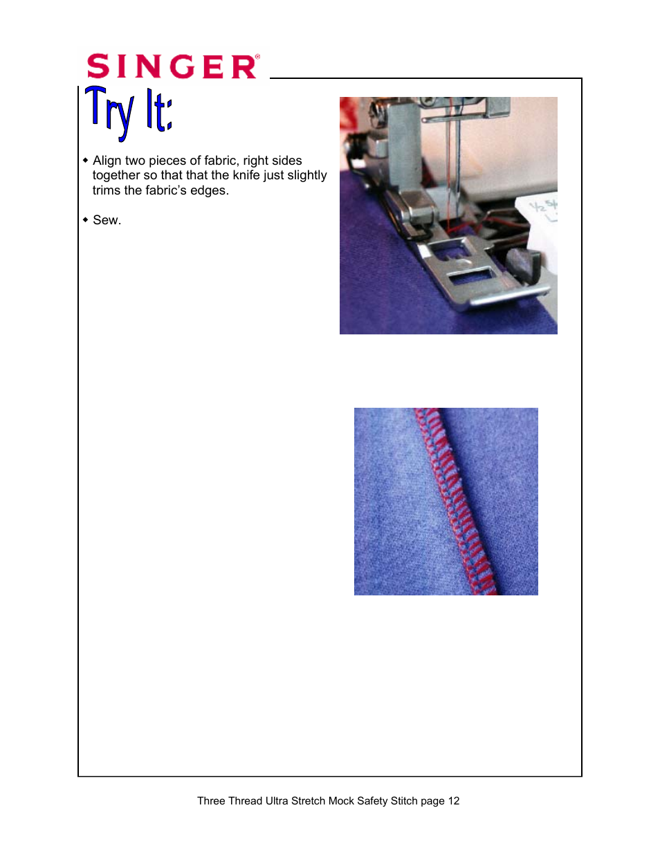 SINGER 14T967DC-WORKBOOK QUANTUMLOCK User Manual | Page 109 / 230