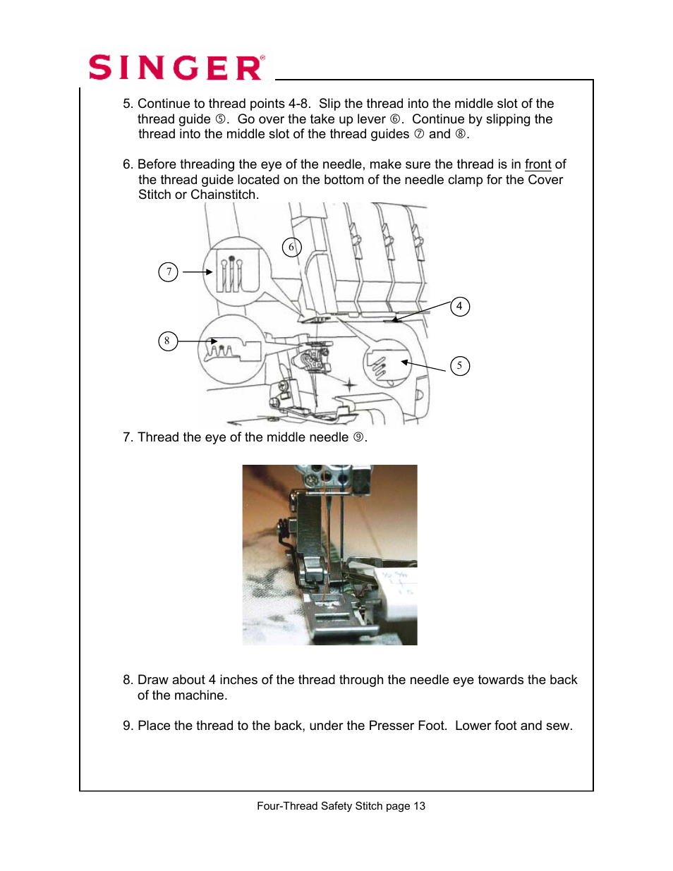 SINGER 14T967DC-WORKBOOK QUANTUMLOCK User Manual | Page 139 / 230