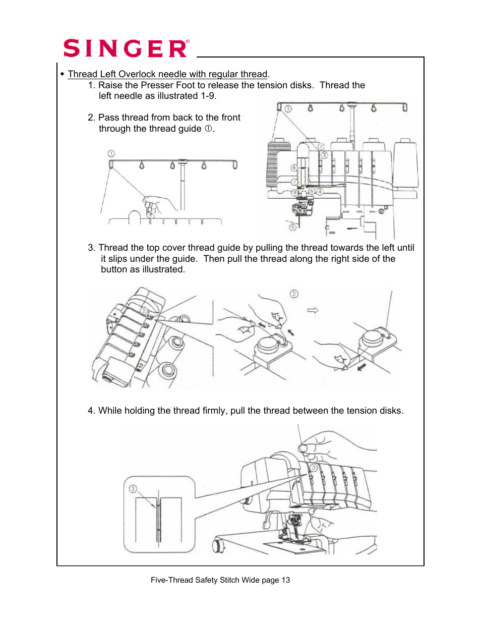 SINGER 14T967DC-WORKBOOK QUANTUMLOCK User Manual | Page 154 / 230