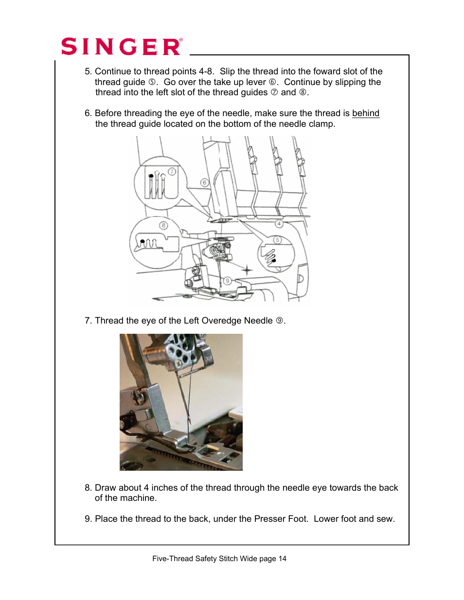 SINGER 14T967DC-WORKBOOK QUANTUMLOCK User Manual | Page 155 / 230