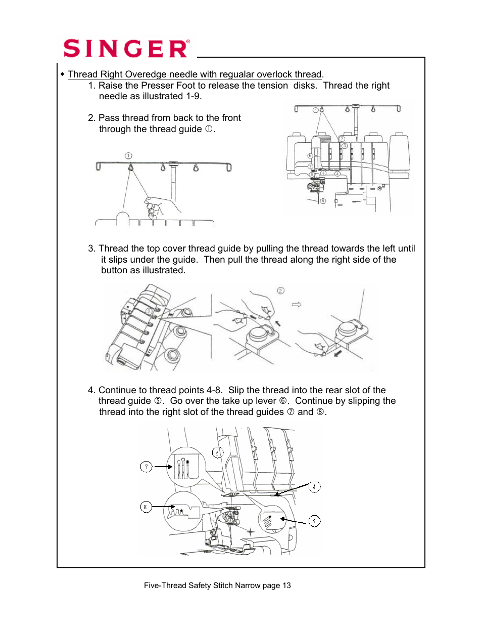 SINGER 14T967DC-WORKBOOK QUANTUMLOCK User Manual | Page 172 / 230