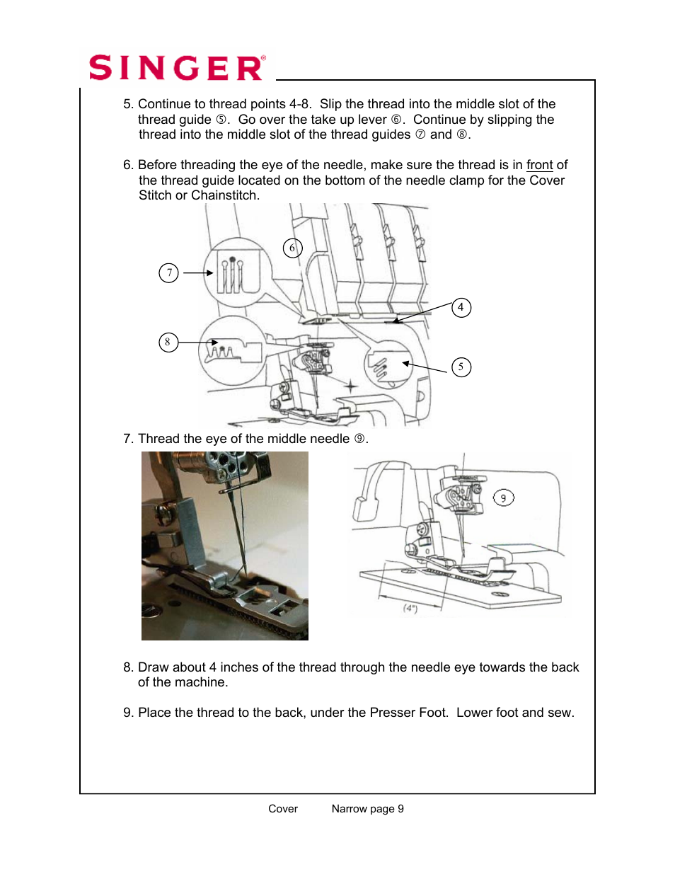 SINGER 14T967DC-WORKBOOK QUANTUMLOCK User Manual | Page 186 / 230