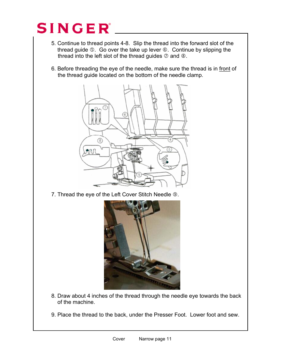SINGER 14T967DC-WORKBOOK QUANTUMLOCK User Manual | Page 188 / 230