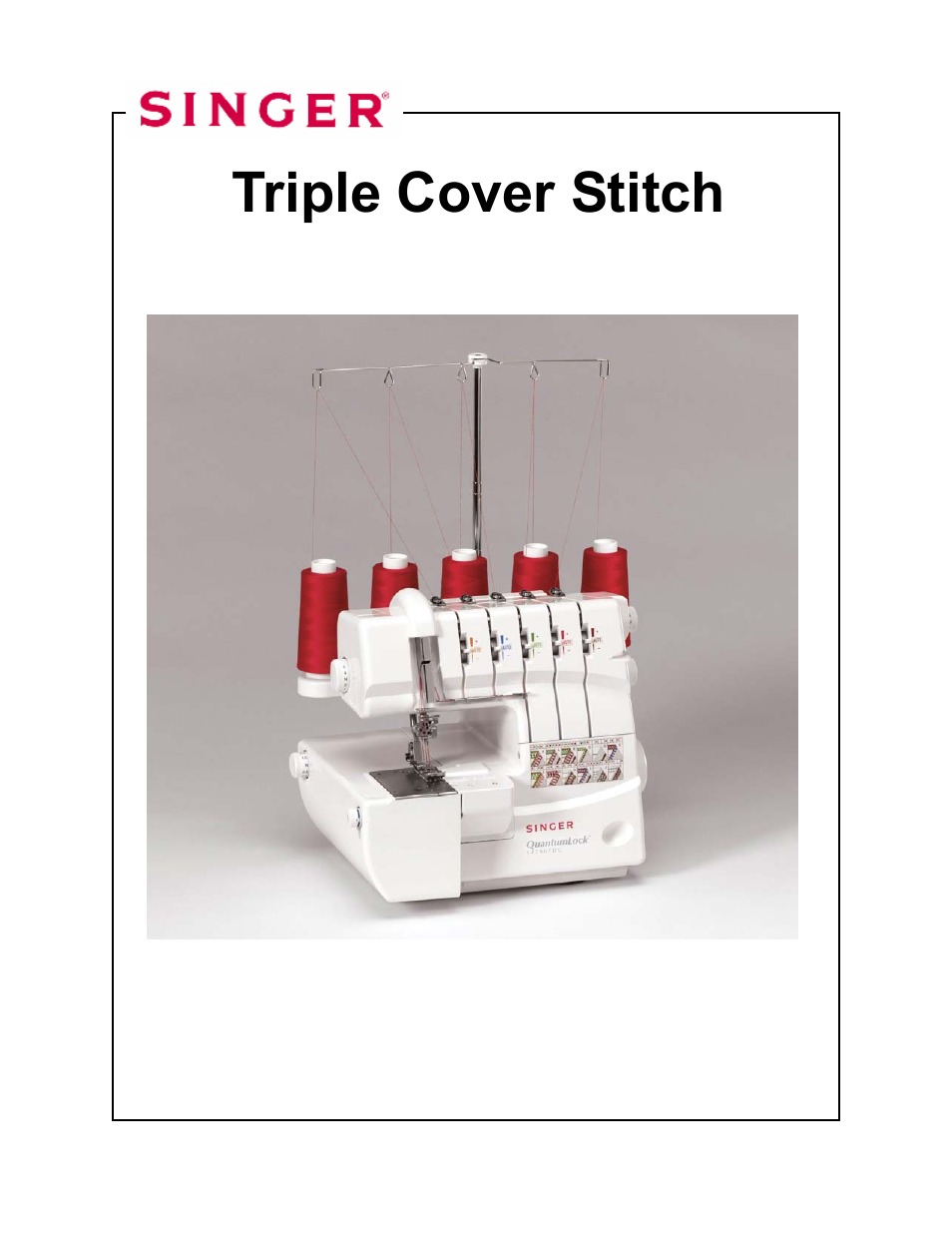 13_triple_cover_stitch, Triple cover stitch | SINGER 14T967DC-WORKBOOK QUANTUMLOCK User Manual | Page 202 / 230