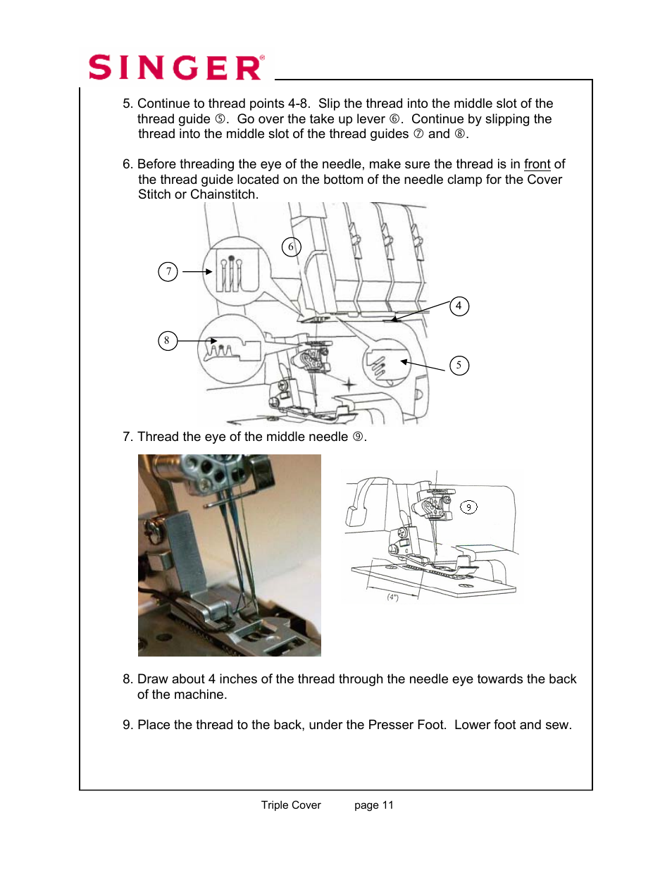 SINGER 14T967DC-WORKBOOK QUANTUMLOCK User Manual | Page 213 / 230