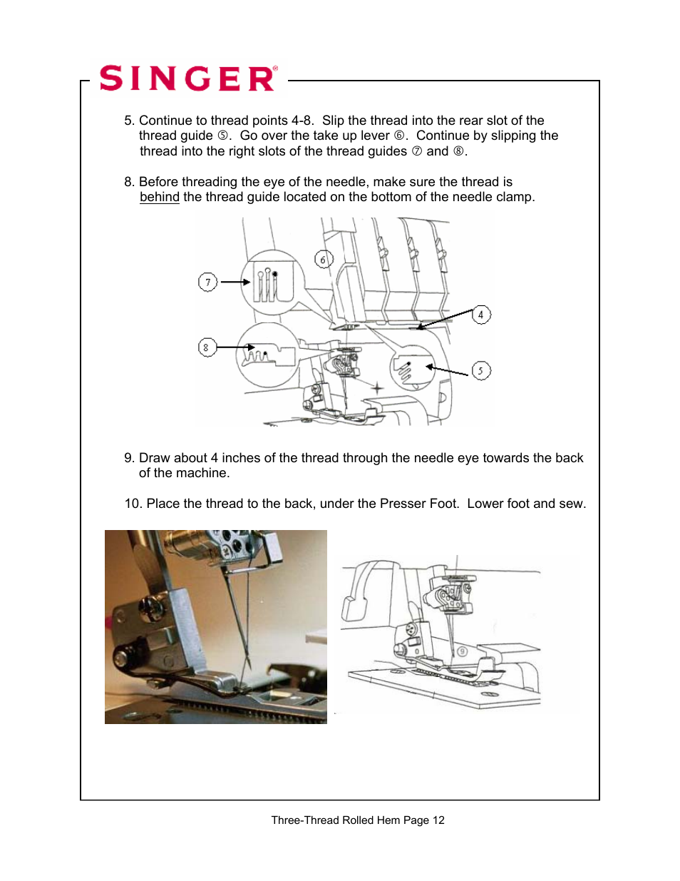 SINGER 14T967DC-WORKBOOK QUANTUMLOCK User Manual | Page 229 / 230