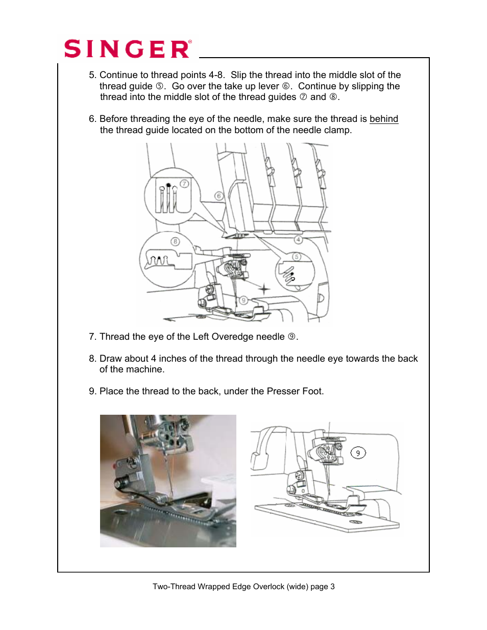 SINGER 14T967DC-WORKBOOK QUANTUMLOCK User Manual | Page 29 / 230