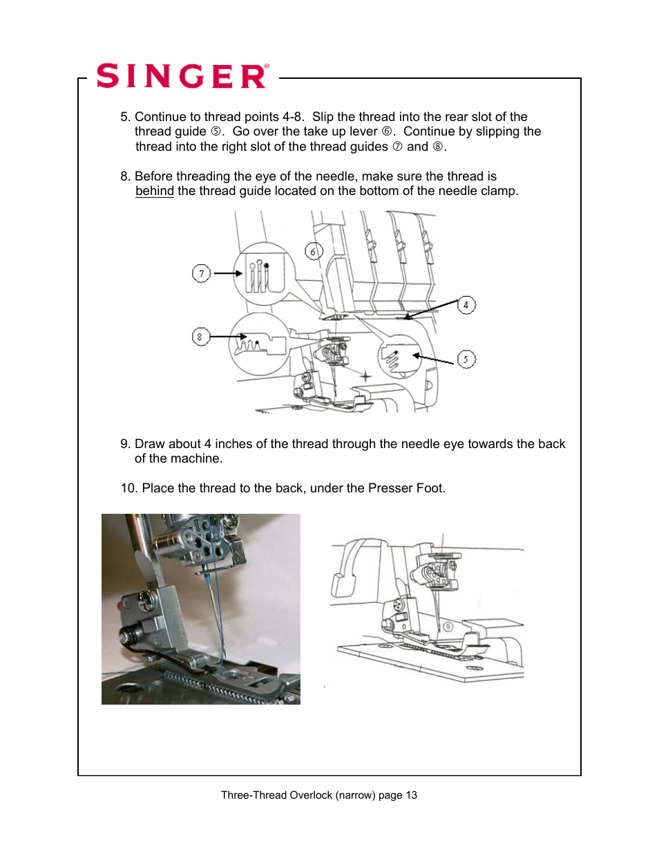 SINGER 14T967DC-WORKBOOK QUANTUMLOCK User Manual | Page 60 / 230