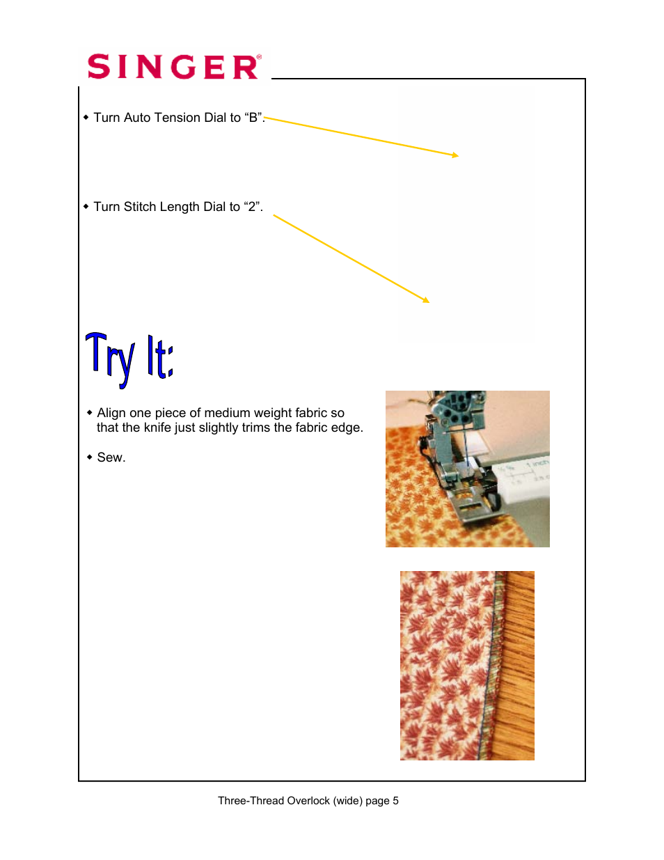 SINGER 14T967DC-WORKBOOK QUANTUMLOCK User Manual | Page 66 / 230